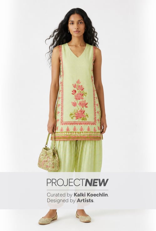 Women Floral Print Kurta Set
