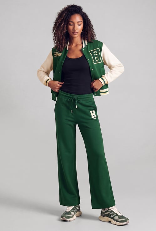 Women Wide-Leg Sports Track Pants