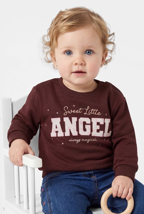 Girls Printed Sweatshirt