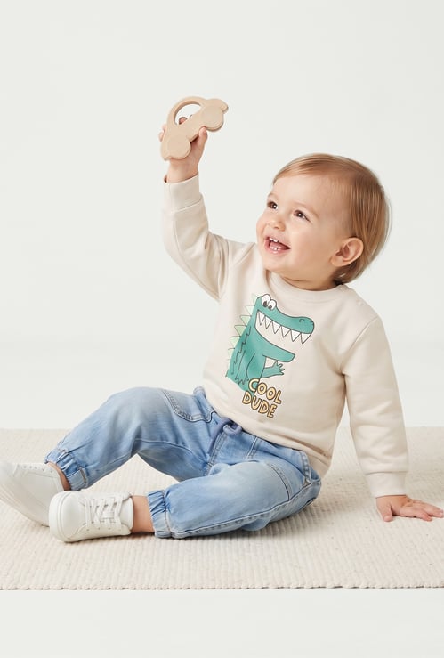 Boys Dinosaur Character Sweatshirt