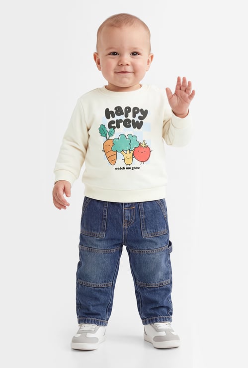 Boys Printed Pullover Sweatshirt