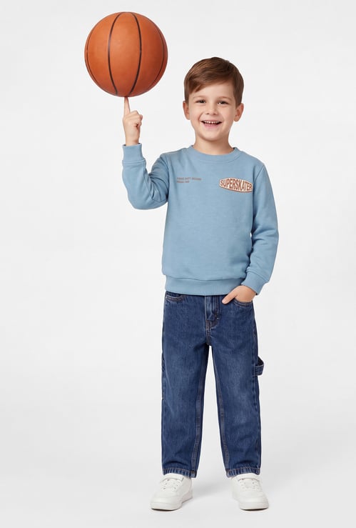 Boys Superskater Print Sweatshirt