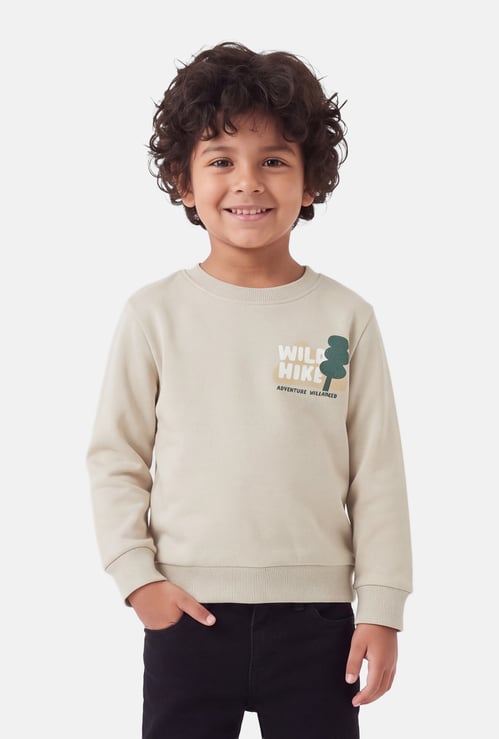 Boys Wild Hike Printed Sweatshirt