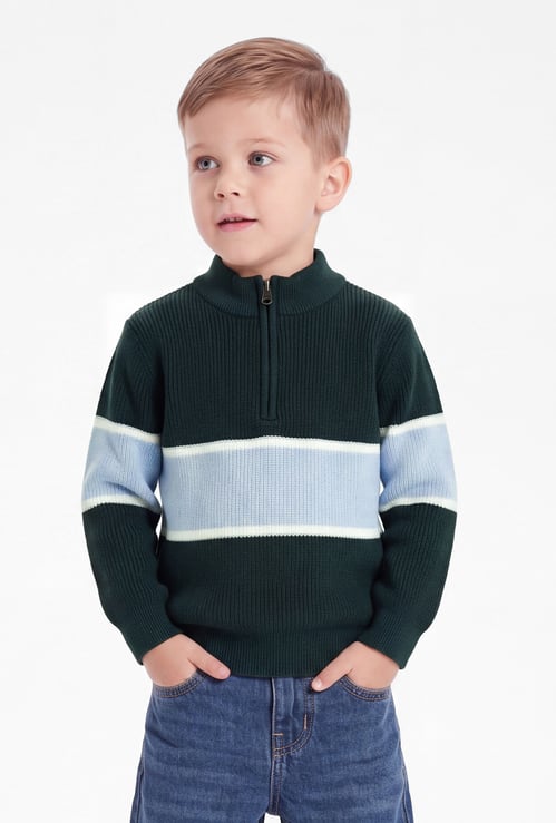 Boys Colourblock Sweater