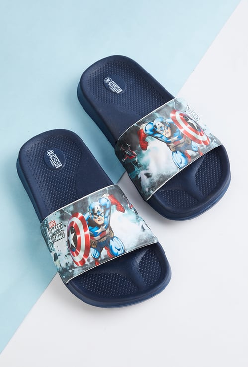 Boys Captain America Sliders