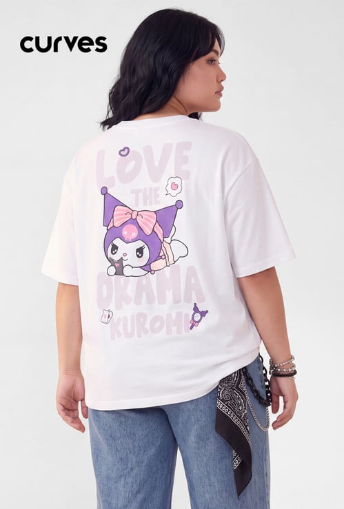 URB_N Women Kuromi Printed T-shirt