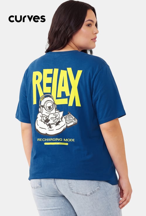 URB_N Women Minions Printed T-shirt