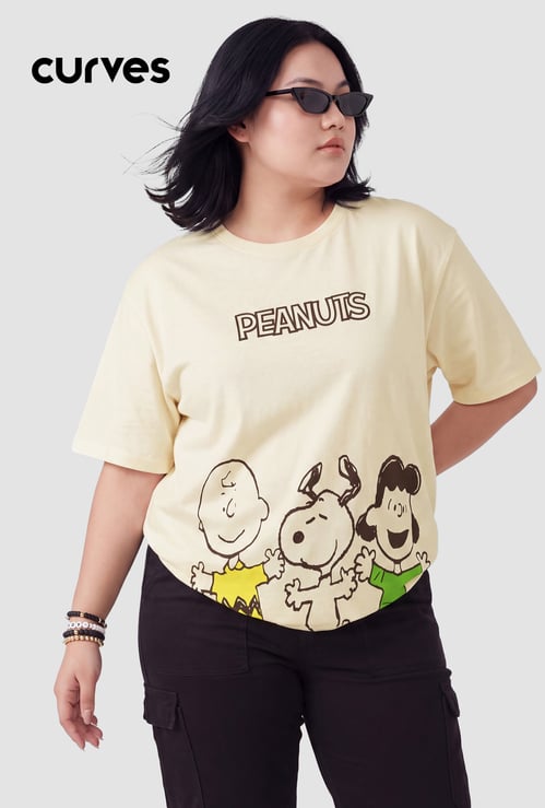 URB_N Women Snoopy Printed T-shirt