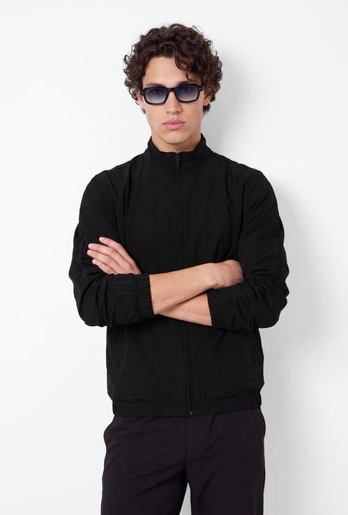 Men Stand Collar Sports Jacket