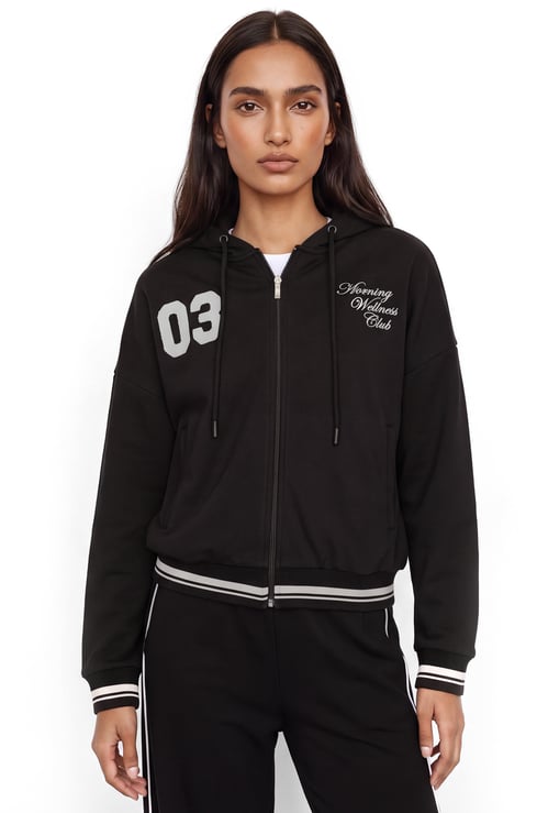 Women Sporty Hooded Jackets