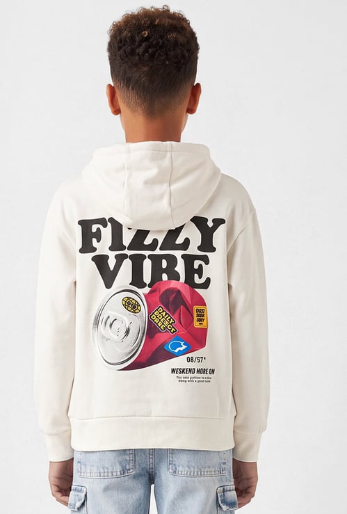 Boys Back Printed Hoodie