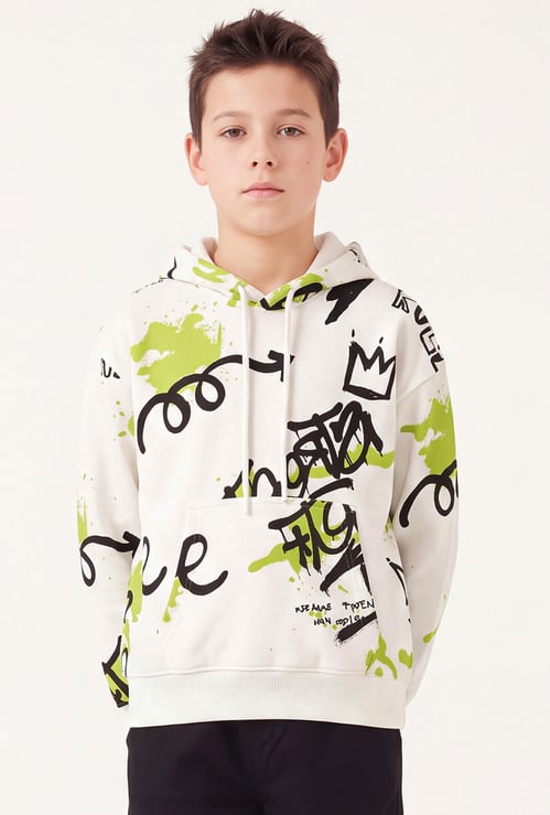 Boys Printed Hoodie
