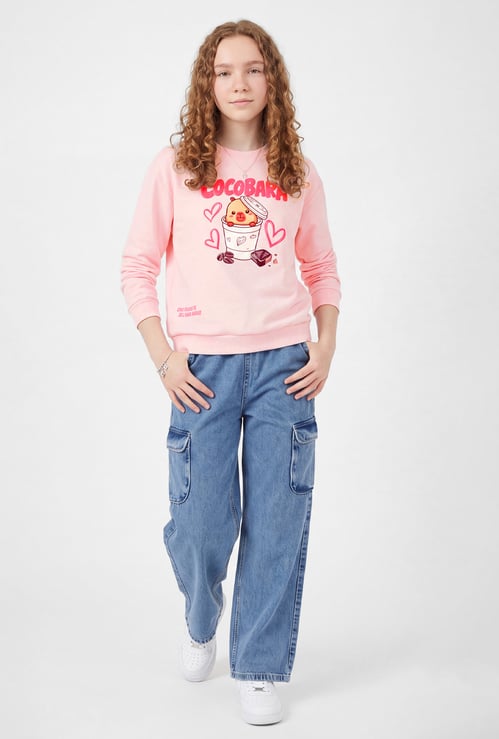 Girls Cocobara Printed Sweatshirt
