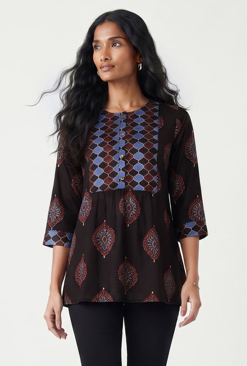 Women Printed Straight Kurti