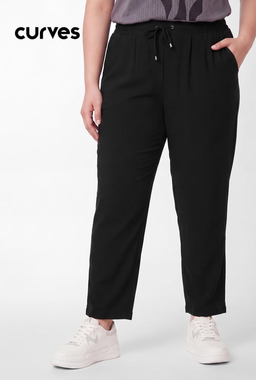 Women Solid Trousers