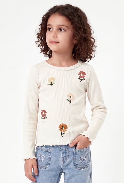 Girls Embroidered Top