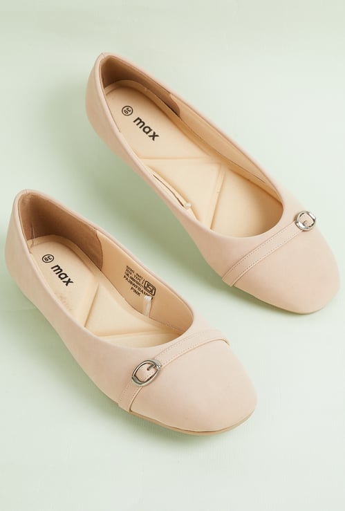 Women Buckled Ballerinas