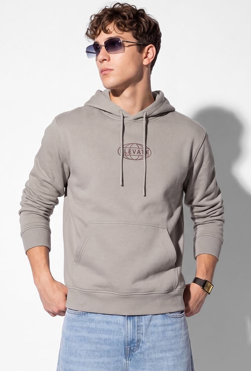 URB_N Men Printed Hoodie