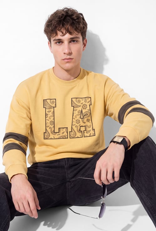 URB_N Men Printed Sweatshirt