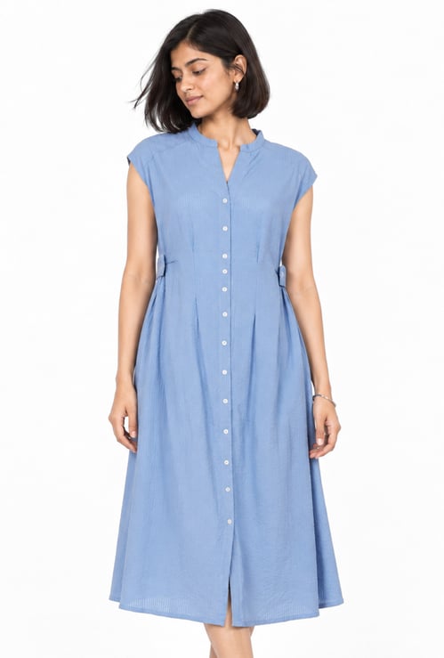 Women Solid A-line Dress