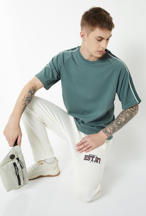 Men Raglan Sleeve Sports T-shirt