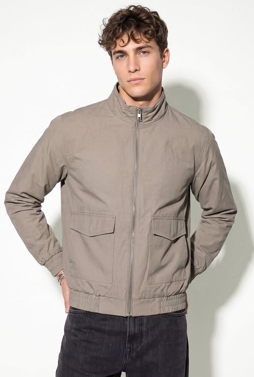 URB_N Men High-Neck Jacket