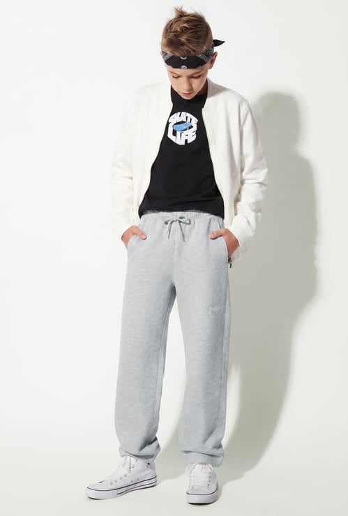 Boys Solid Track Pants
