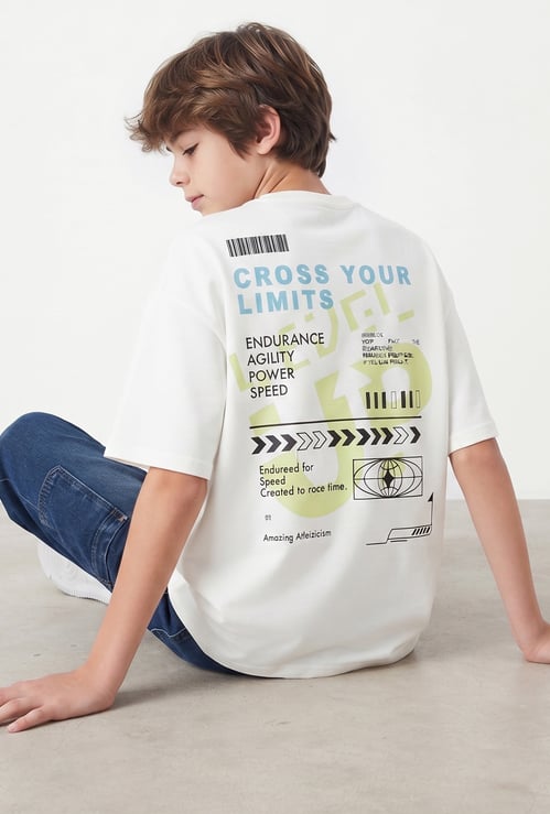 Boys Back Printed T-shirt