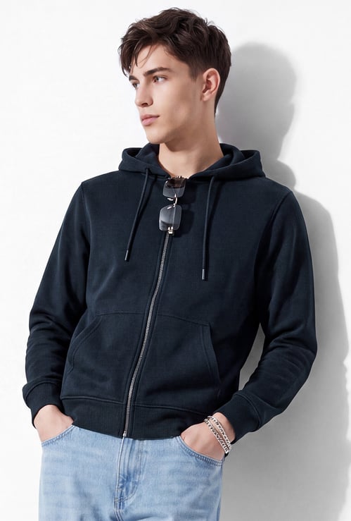 URB_N Men Zip Through Hoodie