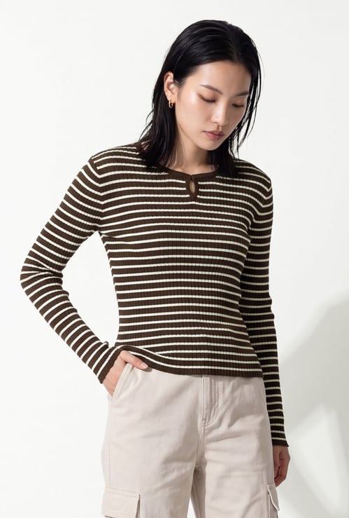 URB_N Women Striped Top