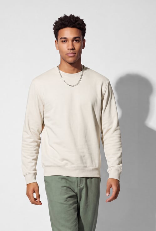 URB_N Men Solid Sweatshirt