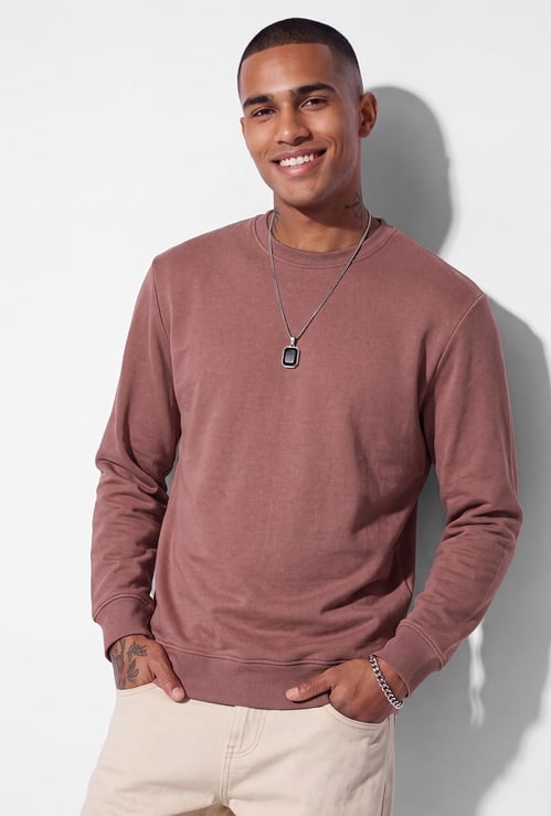 URB_N Men Solid Sweatshirt