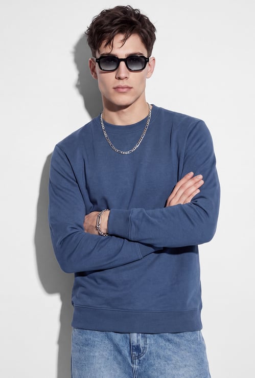 URB_N Men Solid Sweatshirt