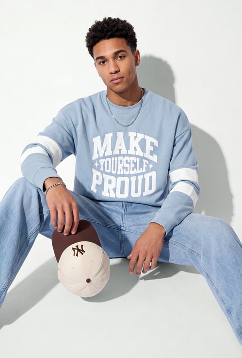 URB_N Men Printed Sweatshirt