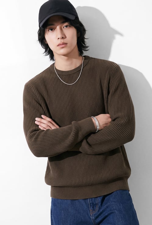URB_N Men Textured Sweater