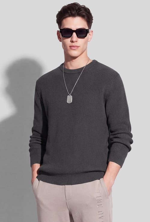 URB_N Men Textured Sweater