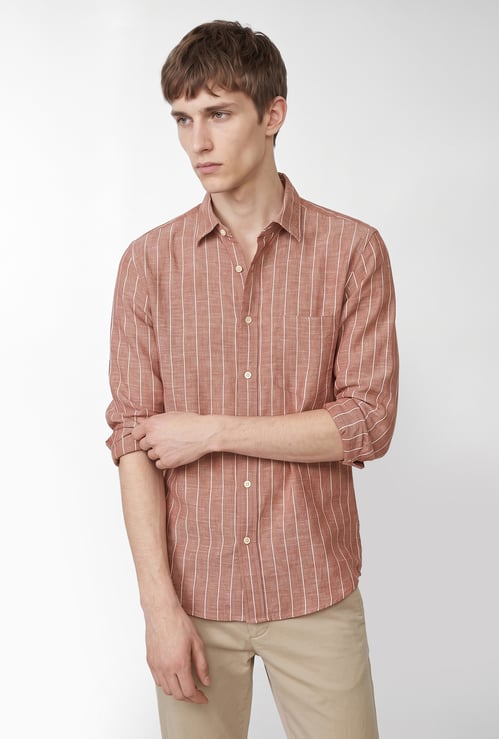 Men Striped Regular Fit Shirt