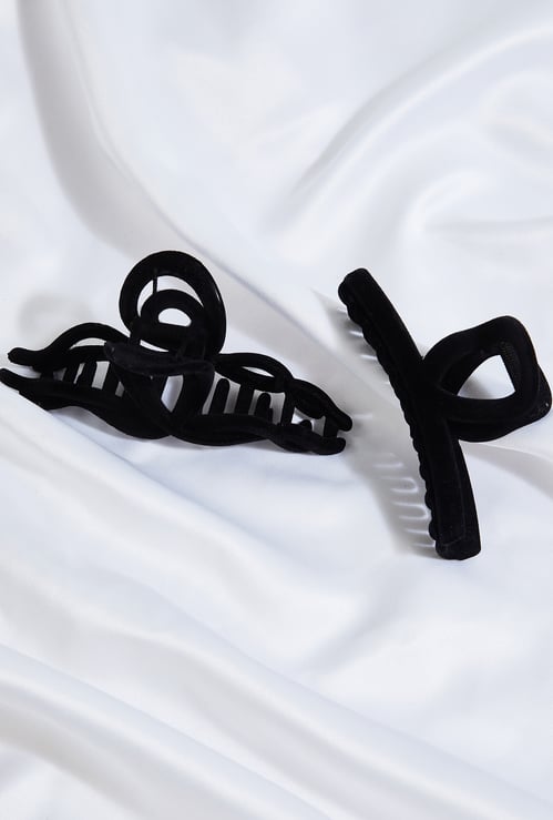 Women Solid Claw Clips - Pack of 2