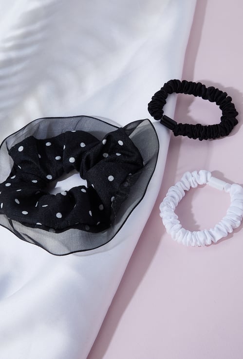 Women Printed Scrunchies - Pack of 3