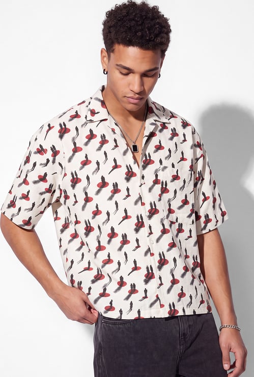 URB_N Men Printed Resort Shirt