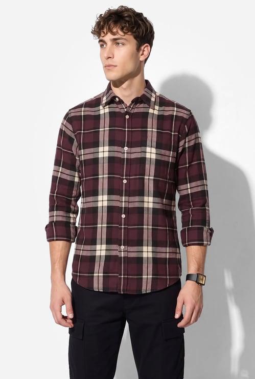 URB_N Men Checked Shirt
