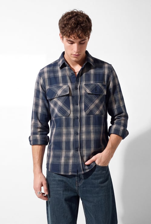 URB_N Men Checked Shirt