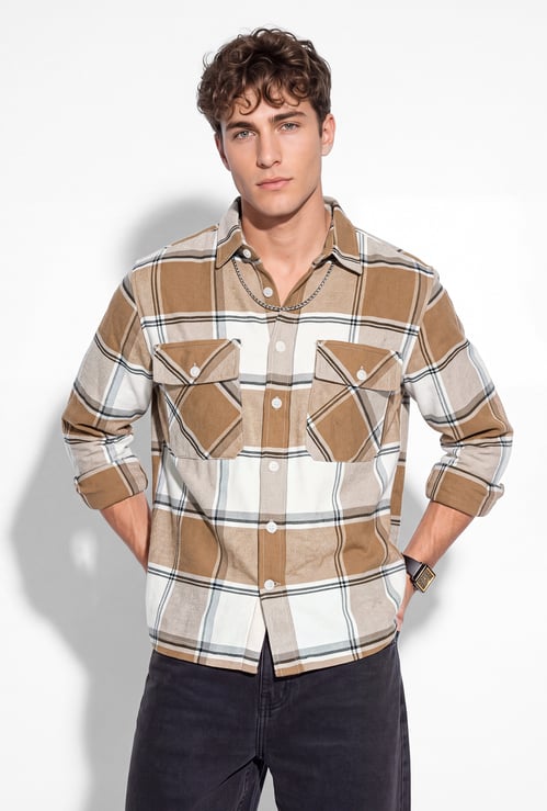 URB_N Men Checked Shirt