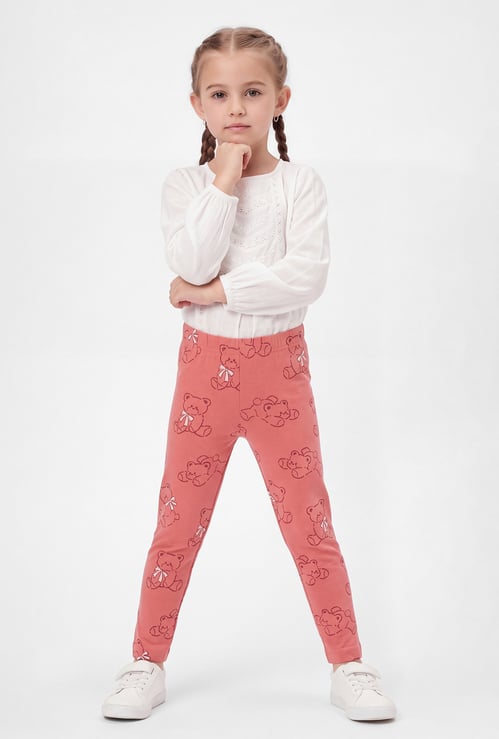 Girls Printed Leggings