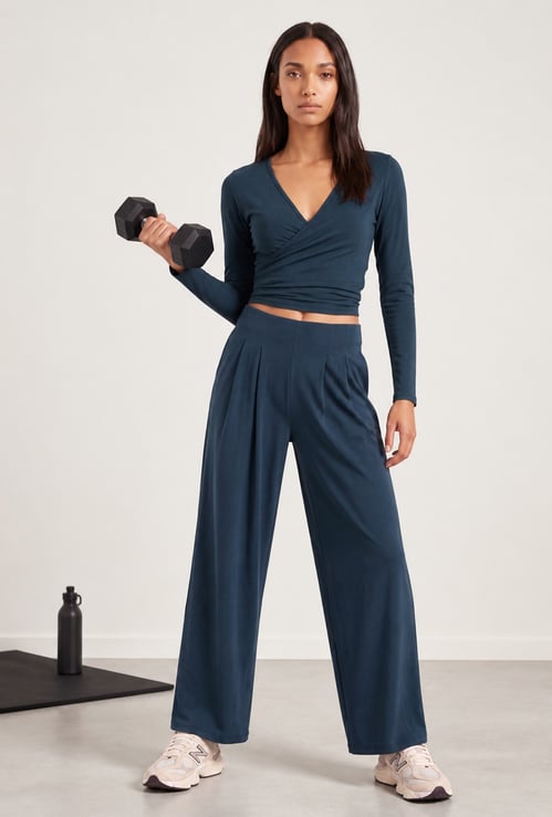 Women Solid Track Pants