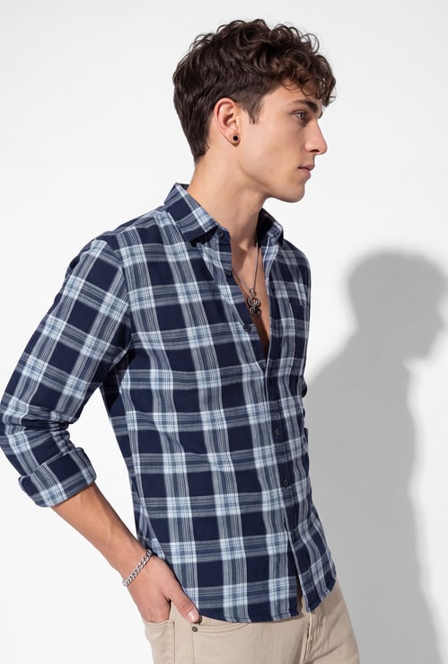 Men Checked Regular Shirt
