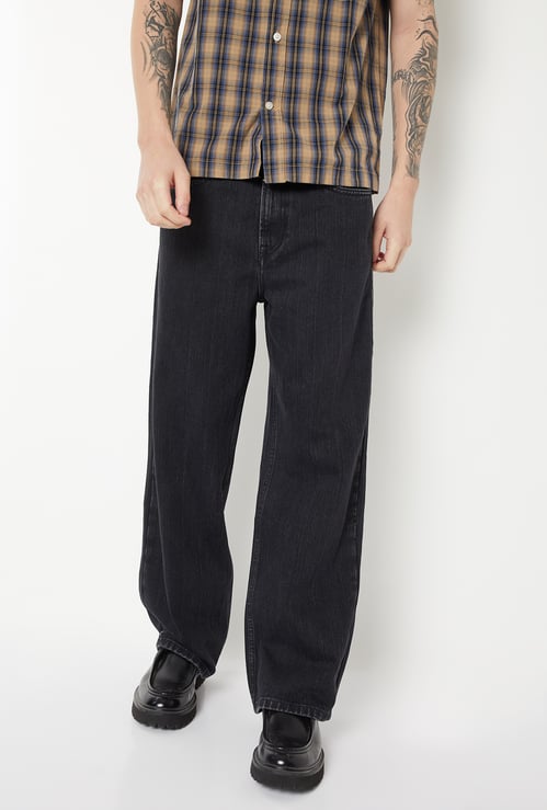 Men Straight Loose-Fit Jeans