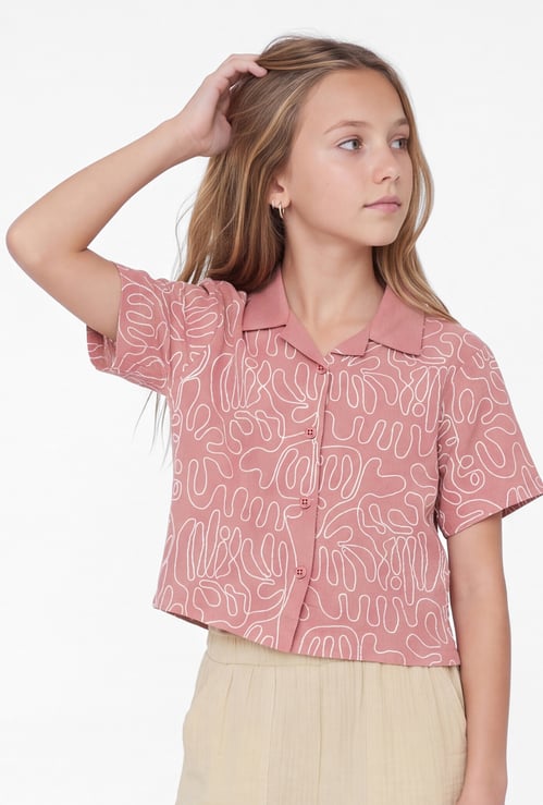 Girls Embroidered Resort Shirt