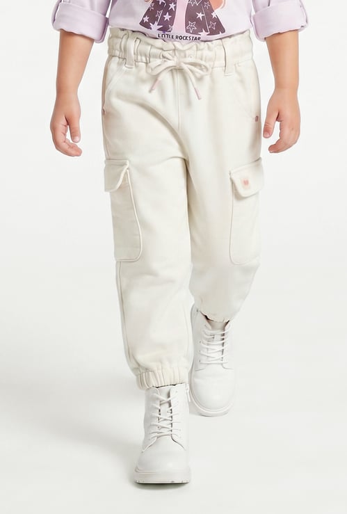 Girls Solid Joggers