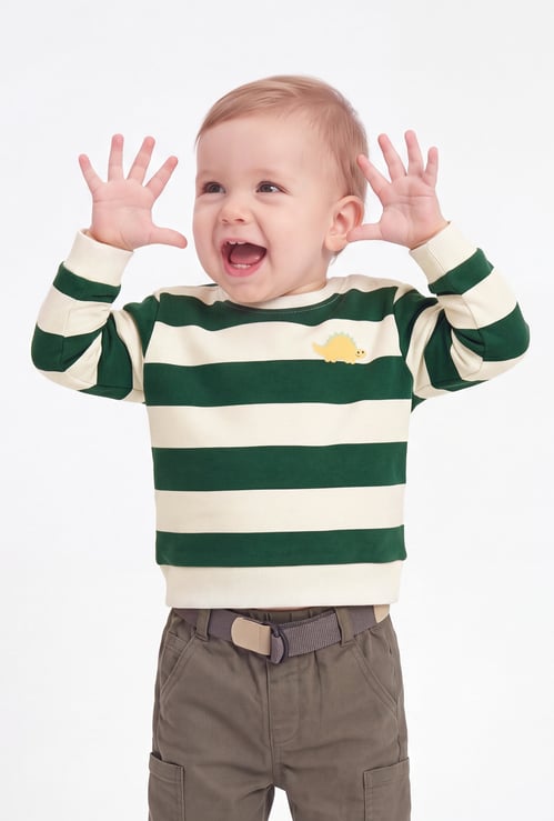 Boys Striped Sweatshirt